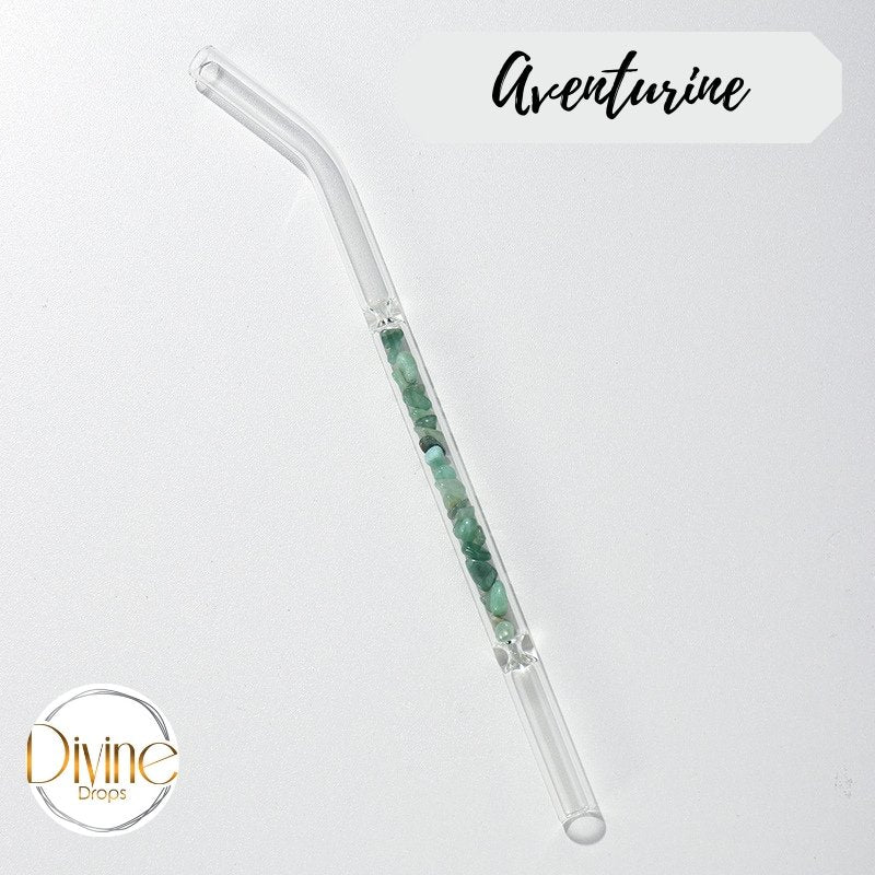 *Divine Drops Crystals-Filled Drinking Straw - Divine Drops