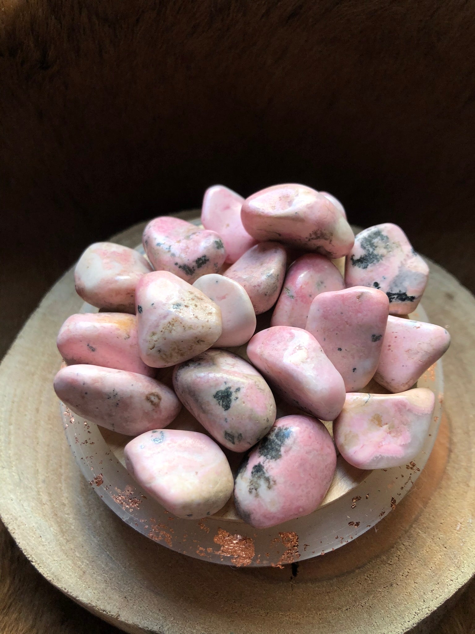 Rhodochrosite Crystal - Divine Drops